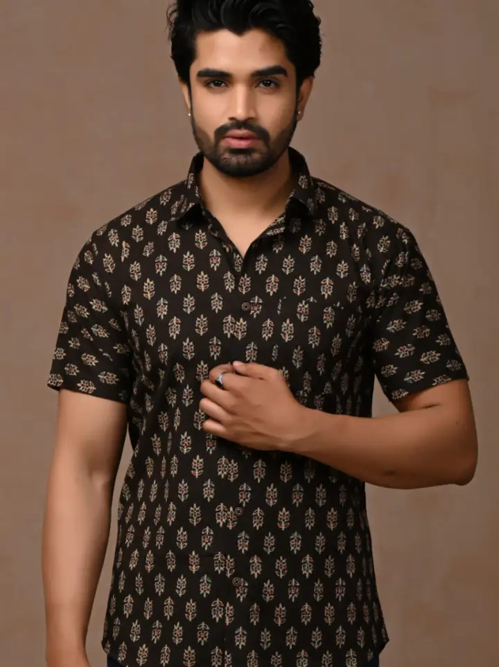 Half Sleeves Cotton Shirts for Men