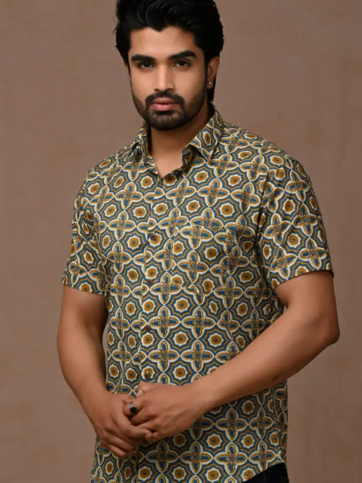 Half Sleeves Cotton Shirts for Men