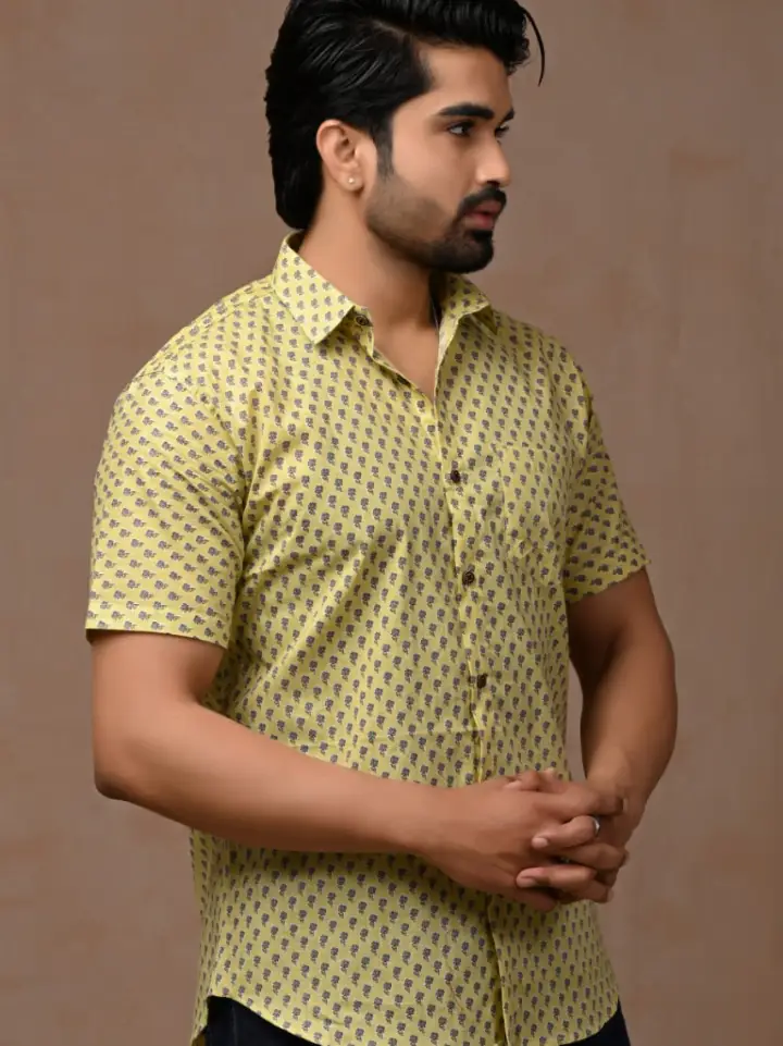 Half Sleeves Cotton Shirts for Men