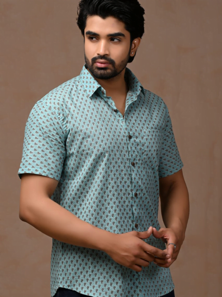 Half Sleeves Cotton Shirts for Men