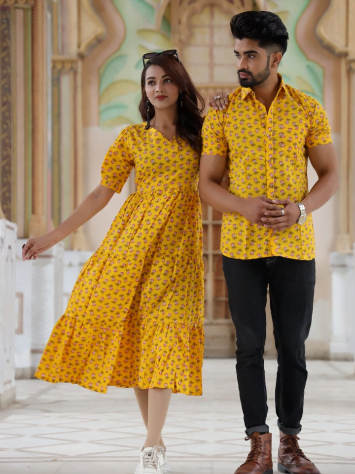 haldi couple outfits