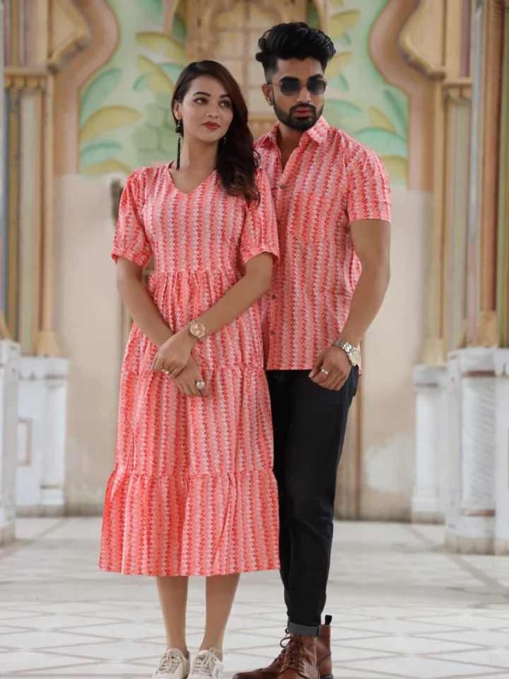 couple matching outfits for wedding