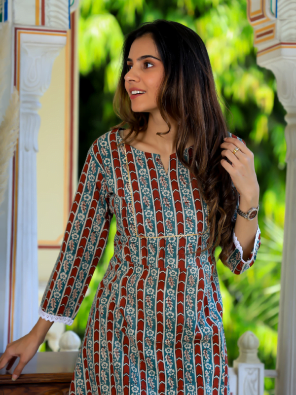 Cotton Tunic One Piece Dress