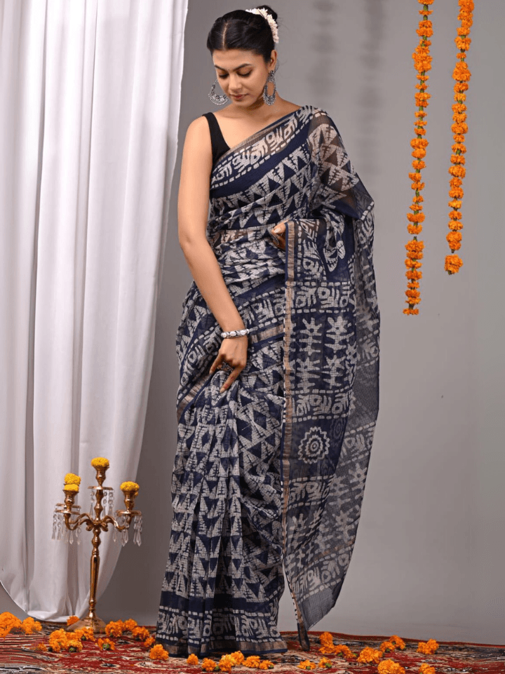 Pure Cotton Kota Doria Saree for Women
