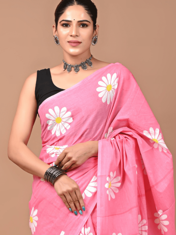 Cotton Mulmul Saree