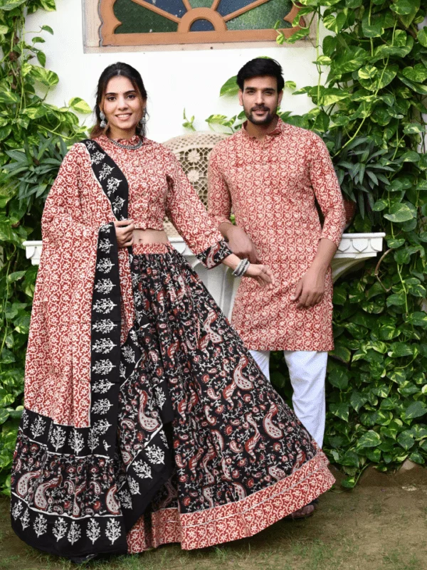 matching dress for couple for Indian wedding