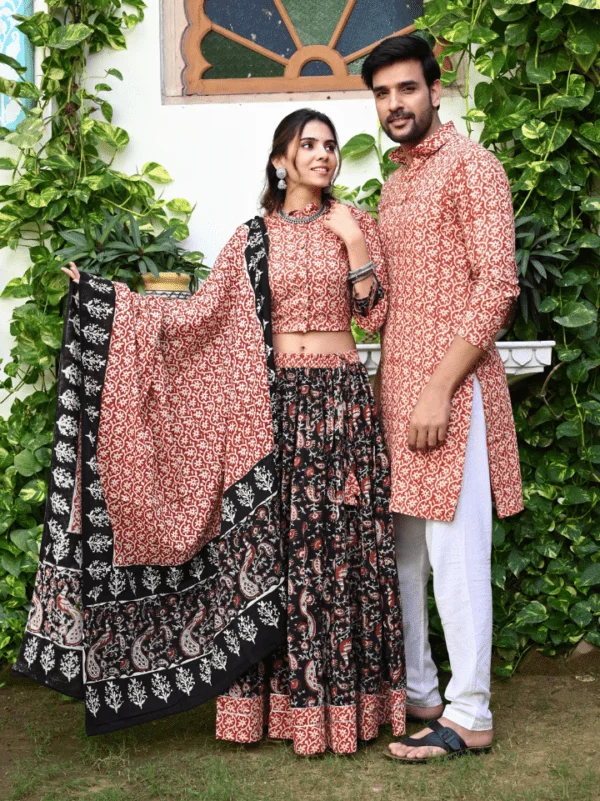 matching dress for couple for Indian wedding