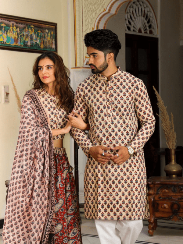 Couple Lehenga and Kurta Combo