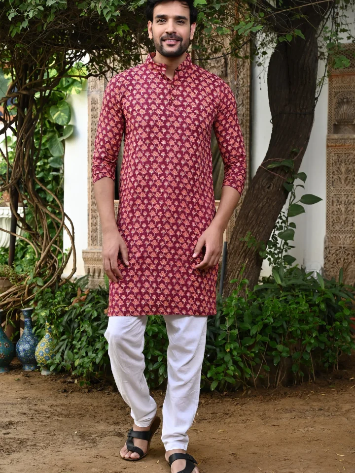 Pure Cotton Kurta for Men