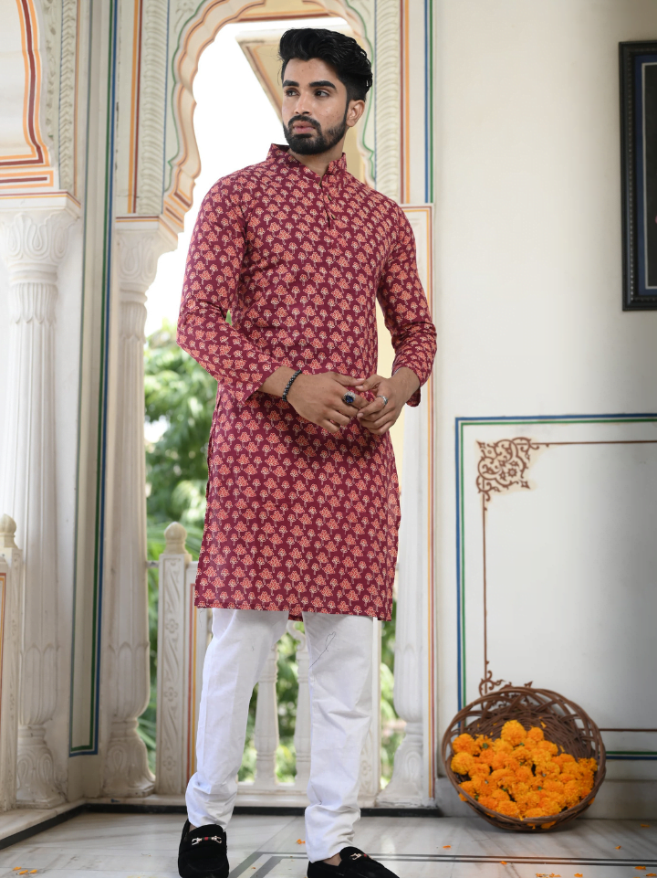 Pure Cotton Kurta for Men