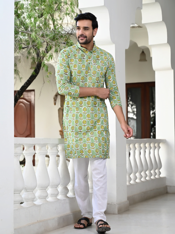 Pure Cotton Kurta for Men