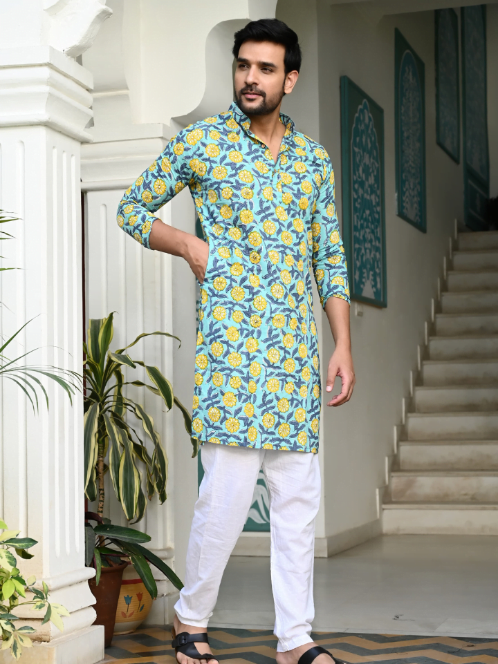 Pure Cotton Kurta for Men