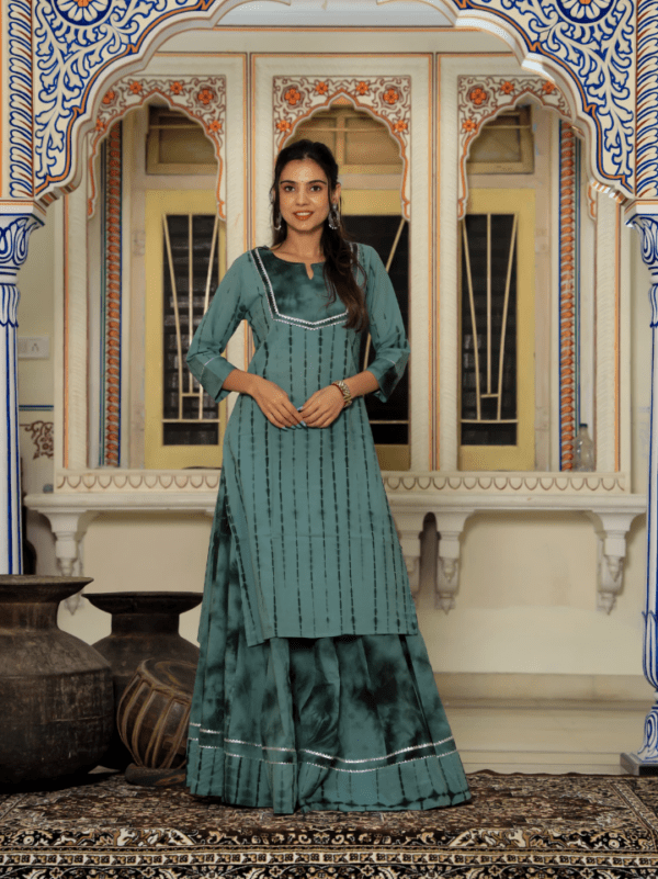 Designer Long Kurta & Skirt without Dupatta