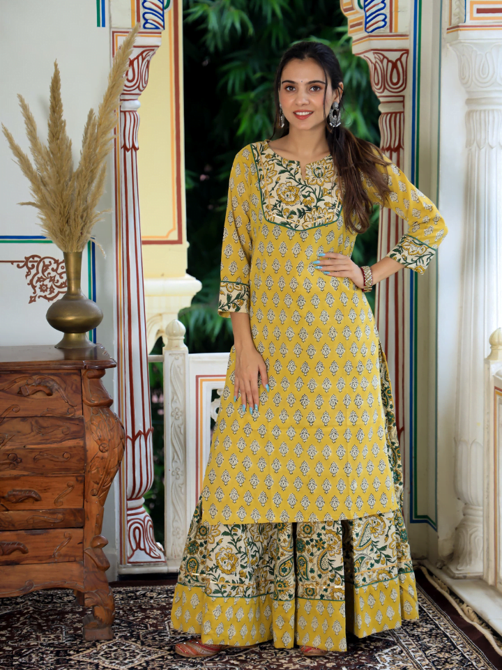 Designer Long Kurta & Skirt without Dupatta