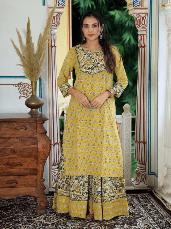 Designer Long Kurta & Skirt without Dupatta