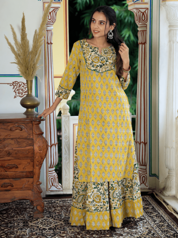 Designer Long Kurta & Skirt without Dupatta