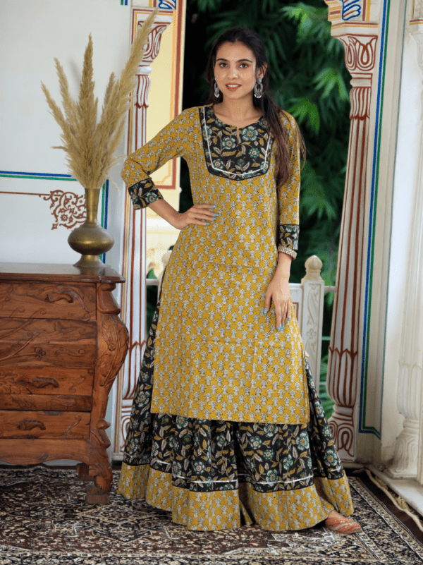 Designer Long Kurta & Skirt without Dupatta