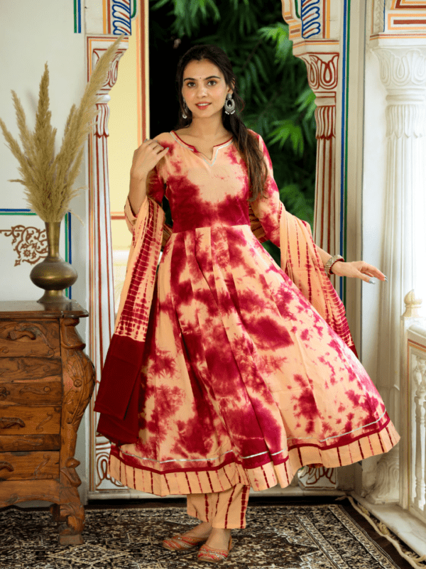 anarkali kurti set