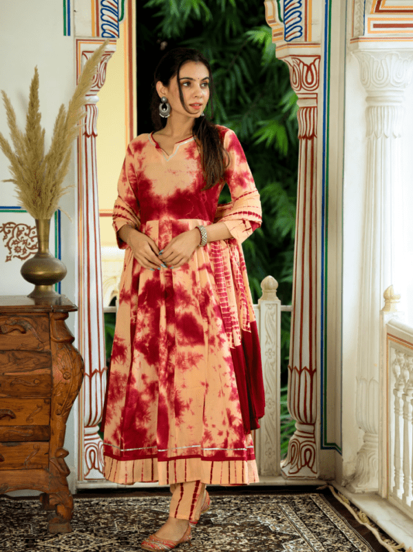 anarkali kurti set