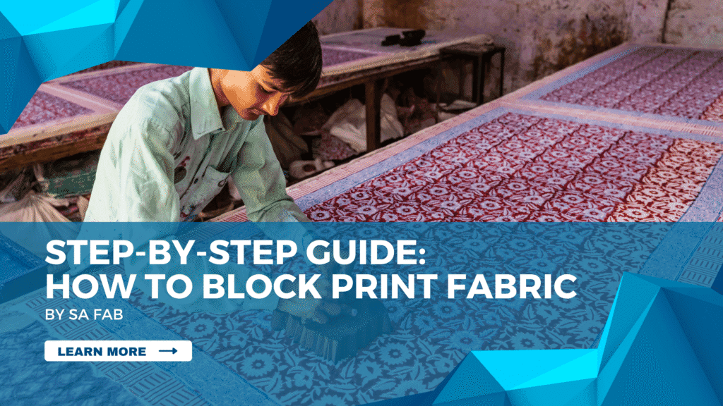 How to Block Print Fabric