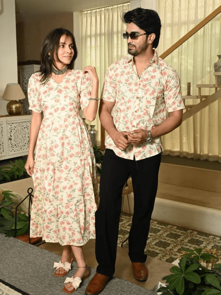 matching wedding dress for couple indian