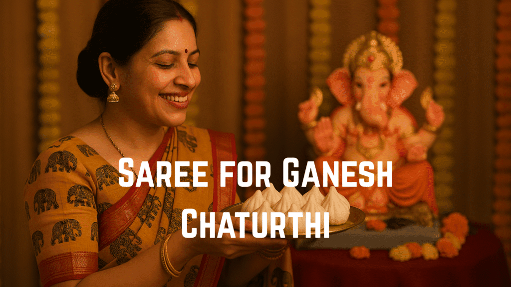 Saree for Ganesh Chaturthi