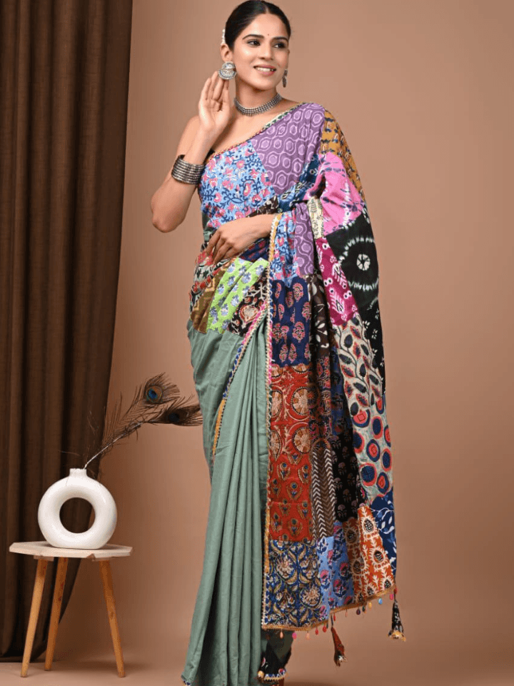 Cotton Mulmul Saree