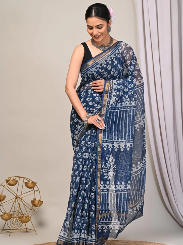 Pure Cotton Kota Doria Saree for Women