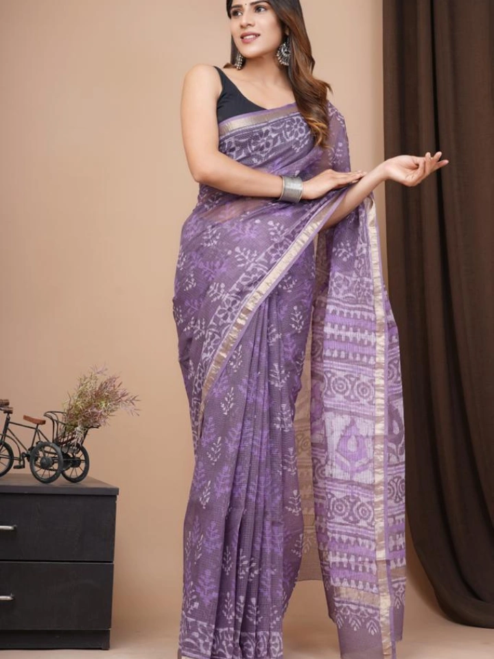 Pure Cotton Kota Doria Saree for Women