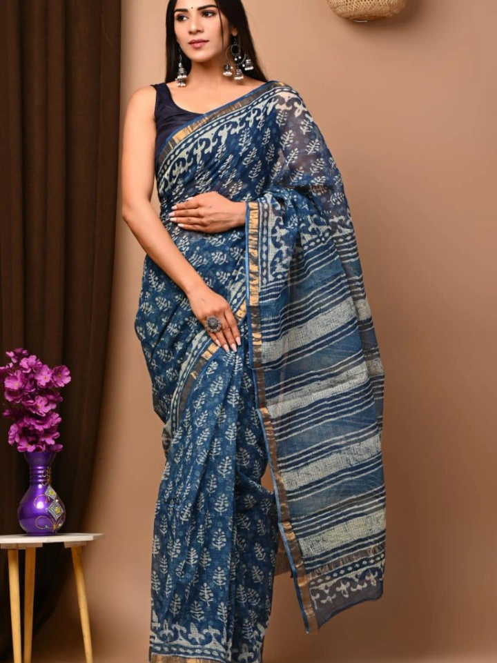 Pure Cotton Kota Doria Saree for Women
